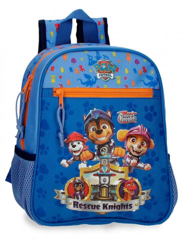 MOCHILA ADAP. 28CM. PAW PATROL RESCUE KNIGHTS